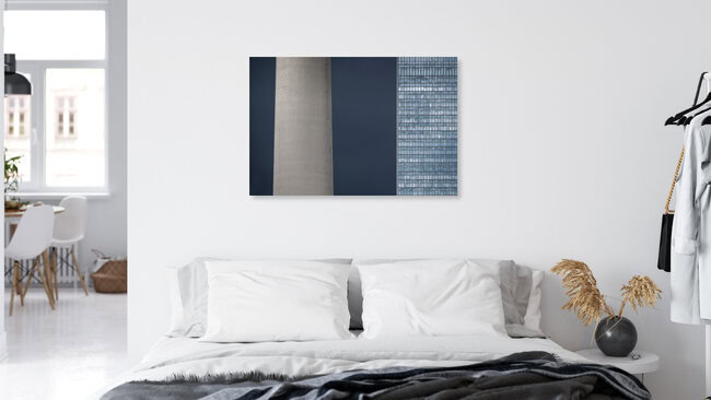 blue, Deutschland – Fotokunst von Klaus Lenzen als Poster oder Acrylglasbild