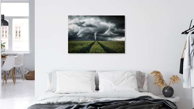Tornado is coming, Germany – wall art by Oliver Henze as Poster or Acrylic Glass Print