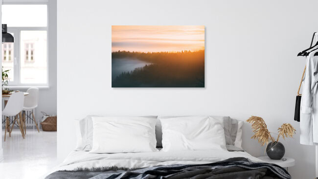 A sunrise for the books., Germany – wall art by Patrick Monatsberger as Poster or Acrylic Glass Print