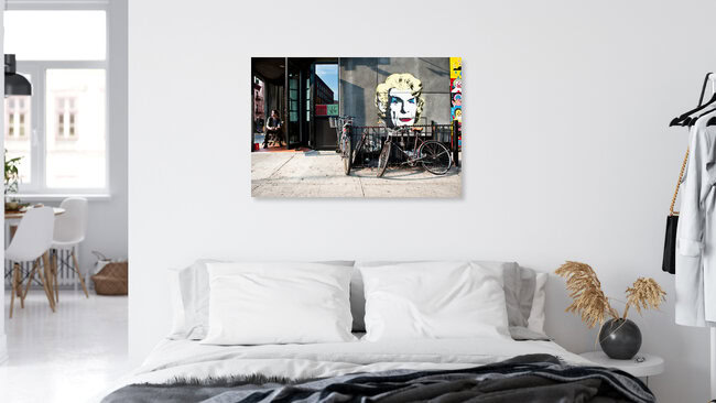 the corner, Bermuda – wall art by Simon Bode as Poster or Acrylic Glass Print
