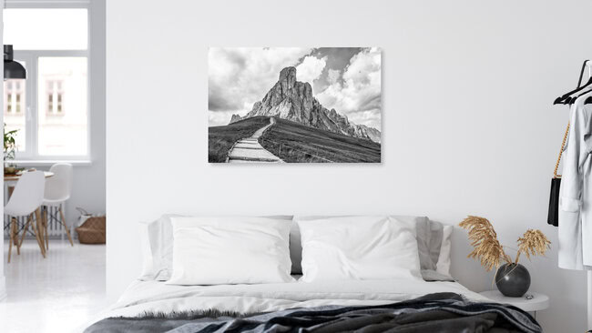 Der lange Weg, Italien – Fotokunst von Stefan Wensing als Poster oder Acrylglasbild