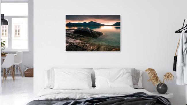 Sommerabend am Walchensee, Deutschland – Fotokunst von Martin Wasilewski als Poster oder Acrylglasbild