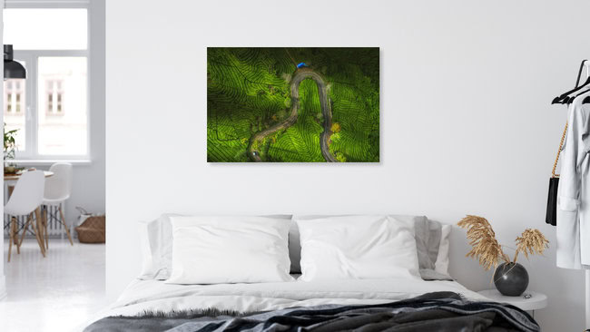 Indonesia Java Ciwidey Tea Plantation, Indonesia – wall art by Jean Claude Castor as Poster or Acrylic Glass Print