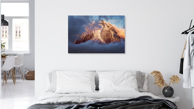 Pico Mountain Peak, Portugal – wall art by Jean Claude Castor as Poster or Acrylic Glass Print