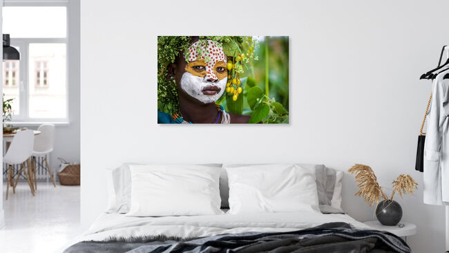 Suri Face, (country) – Fotokunst von Miro May als Poster oder Acrylglasbild
