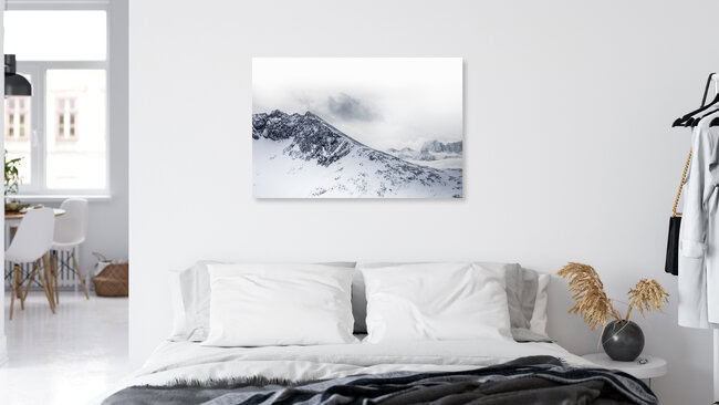 Snowscape, Norwegen – Fotokunst von Sebastian Worm als Poster oder Acrylglasbild