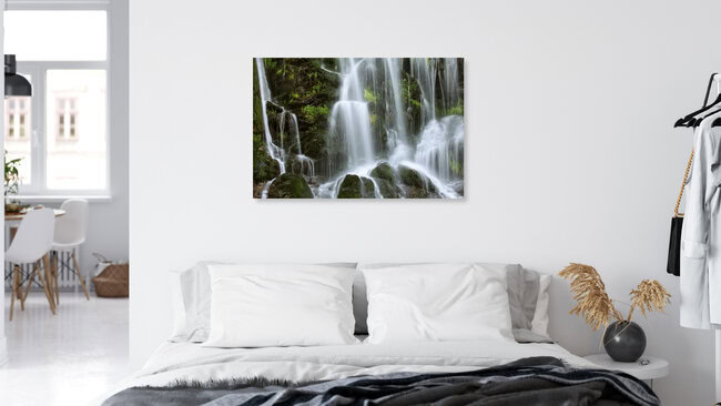 Fahler Wasserfall, Deutschland – Fotokunst von Jürgen Wiesler als Poster oder Acrylglasbild