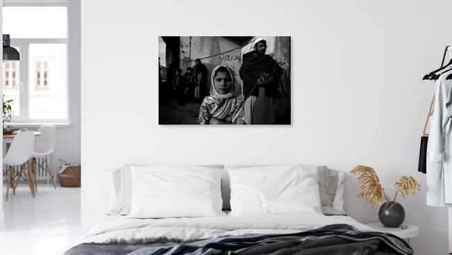 Afghan Family, Afghanistan – Fotokunst von Rada Akbar als Poster oder Acrylglasbild
