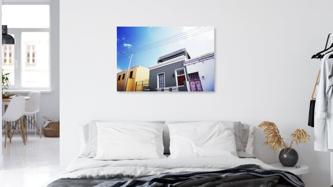 Bo Kaap, Südafrika – Fotokunst von Eva Stadler als Poster oder Acrylglasbild