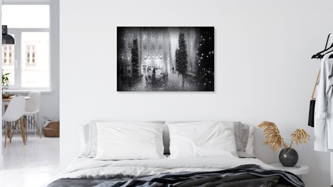 Weihnachten in der Stadt, Deutschland – Fotokunst von Roswitha Schleicher-Schwarz als Poster oder Acrylglasbild