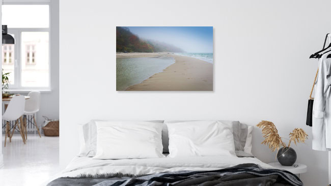 Nordstrand im Nebel, Deutschland – Fotokunst von Martin Wasilewski als Poster oder Acrylglasbild