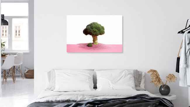 Essence of a tree on a desert island, Belgien – Fotokunst von Loulou von Glup als Poster oder Acrylglasbild