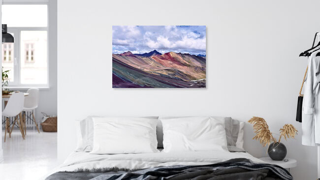 Rainbow-Mountains, Peru – wall art by Marvin Kronsbein as Poster or Acrylic Glass Print