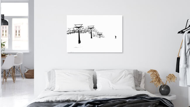 Snow, (country) – Fotokunst von Sascha Hoffmann-Wacker als Poster oder Acrylglasbild