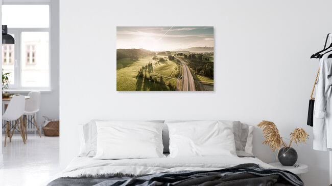 Mornings in Bavaria, Germany – wall art by Johannes Bauer as Poster or Acrylic Glass Print