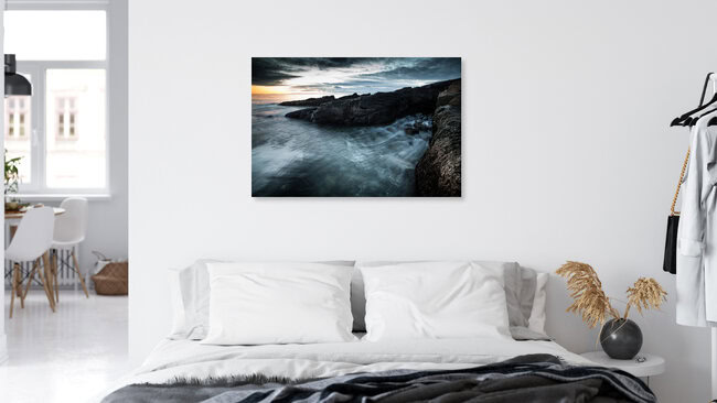 Lofoten Evening, Norwegen – Fotokunst von Sebastian Worm als Poster oder Acrylglasbild