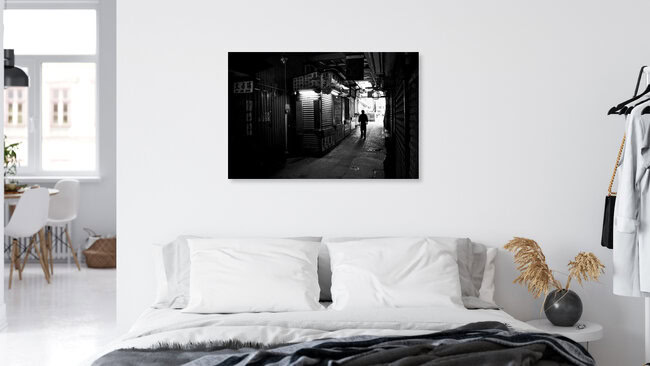 Hong Kong Alley, Hong Kong – wall art by Brett Elmer as Poster or Acrylic Glass Print