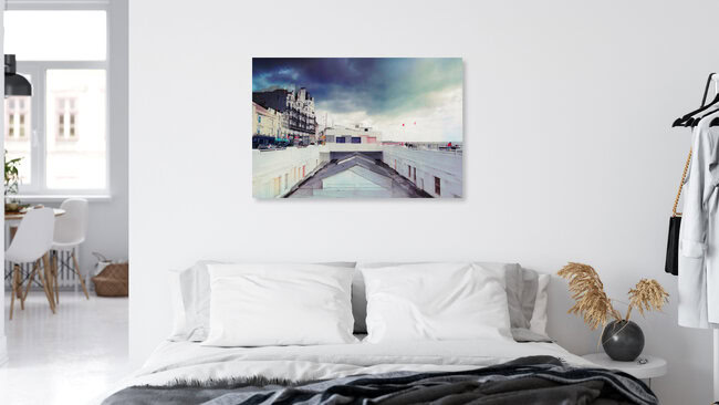 by-the-sea pastels, Großbritannien – Fotokunst von Eva Stadler als Poster oder Acrylglasbild