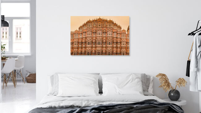 Hawa Mahal - Palast der Winde, Indien – Fotokunst von Thomas Herzog als Poster oder Acrylglasbild
