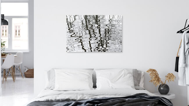Wasserspiegelung, Schweiz – Fotokunst von Thomas Staubli als Poster oder Acrylglasbild