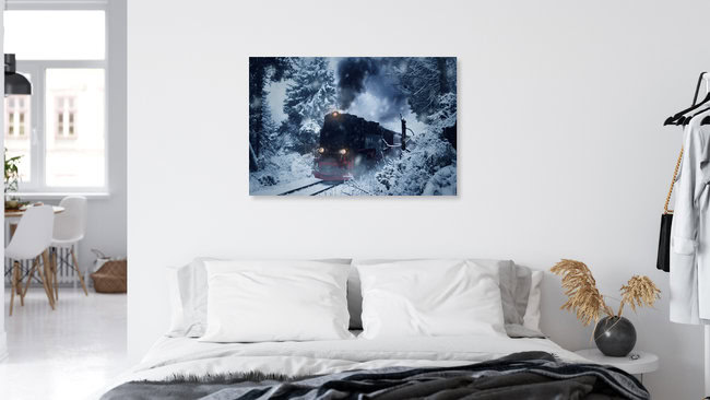 Polarexpress im Harz, Deutschland – Fotokunst von Oliver Henze als Poster oder Acrylglasbild