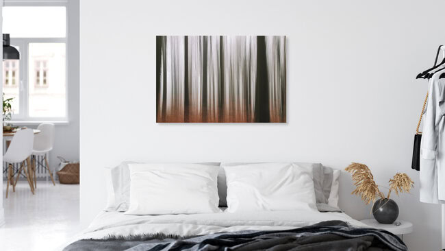 Wald abstrakt, Deutschland – Fotokunst von Nadja Jacke als Poster oder Acrylglasbild