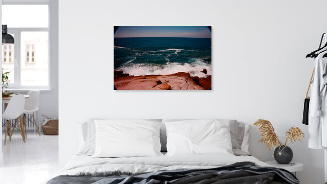 Retro Meer, Italien – Fotokunst von Michael Brandone als Poster oder Acrylglasbild