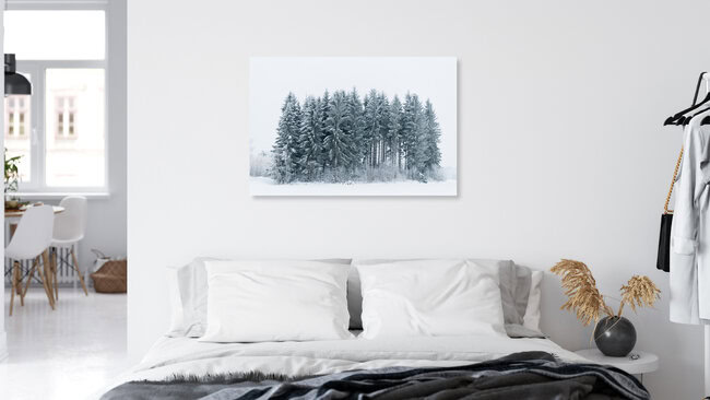 A small Snowy Forest, Finland – wall art by Pekka Liukkonen as Poster or Acrylic Glass Print