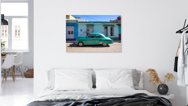 Oldtimer Trinidad, Kuba – Fotokunst von Miro May als Poster oder Acrylglasbild