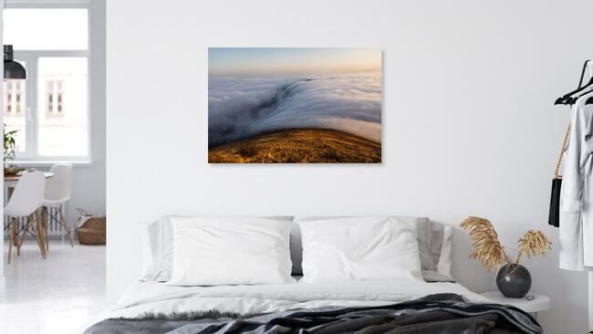 Waterfall of clouds above the Signal Hill, South Africa – wall art by Lina Jakobi as Poster or Acrylic Glass Print