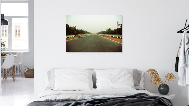 streetview, India – wall art by Saskia Gaulke as Poster or Acrylic Glass Print