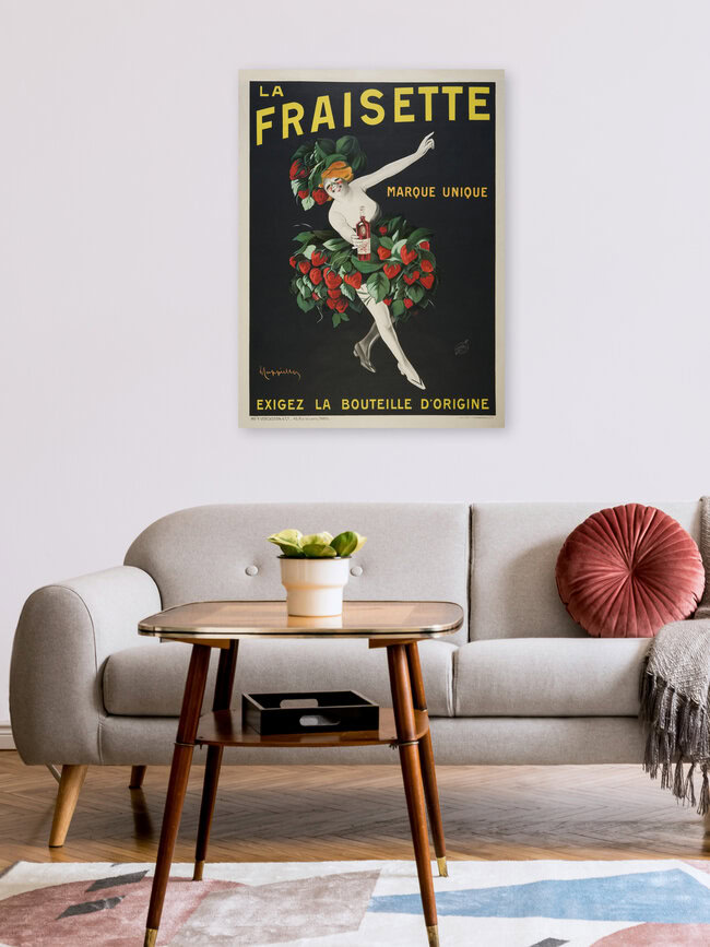 Wandbild 'Leonetto Cappiello: La Fraisette' – Kunst von Vintage Collection als Poster oder Acrylglasbild