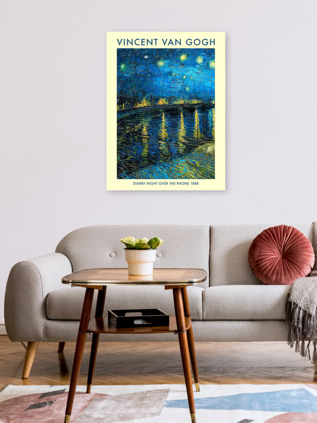 Wandbild 'Sternennacht über der Rhone (Vincent van Gogh)' – Kunst von Art Classics als Poster oder Acrylglasbild