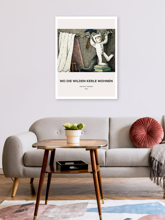 'Wo die wilden Kerle wohnen 2' – Wall Art by Vintage Collection as Poster or Acrylic Glass Print