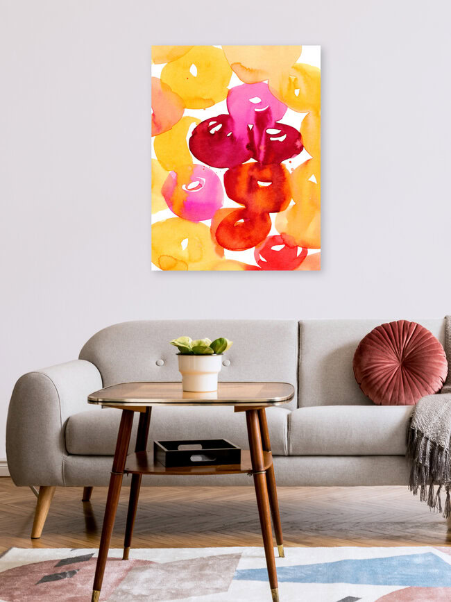 Wandbild 'Ranunkeln' – Kunst von Ekaterina Koroleva als Poster oder Acrylglasbild