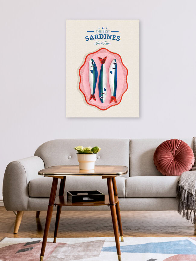 'The Best Fish In Town' – Wall Art by Ania Więcław as Poster or Acrylic Glass Print