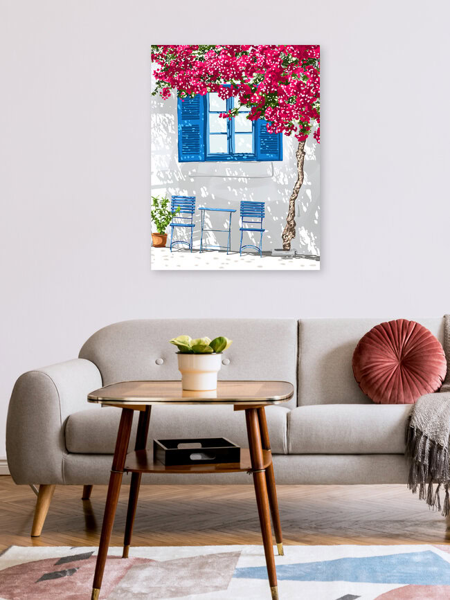 'Party of Two' – Wall Art by Uma Gokhale as Poster or Acrylic Glass Print