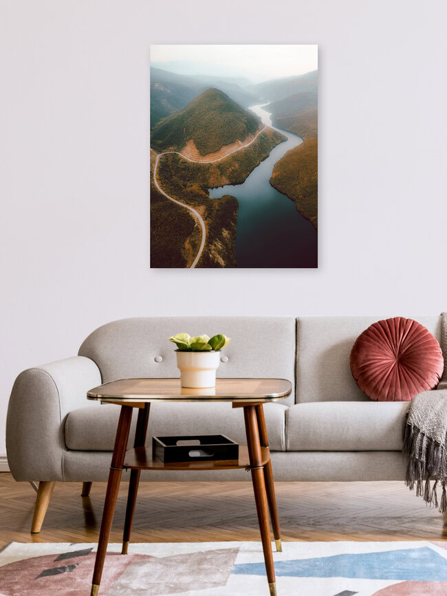 Aliakmonas, Greece, Griechenland – Fotokunst von Daniel Schumacher als Poster oder Acrylglasbild
