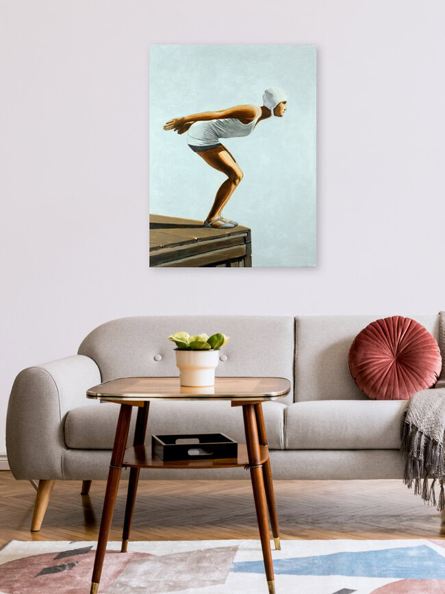 Wandbild 'George Hoyningen-Huene - Springerin II' – Kunst von Sarah Morrissette als Poster oder Acrylglasbild