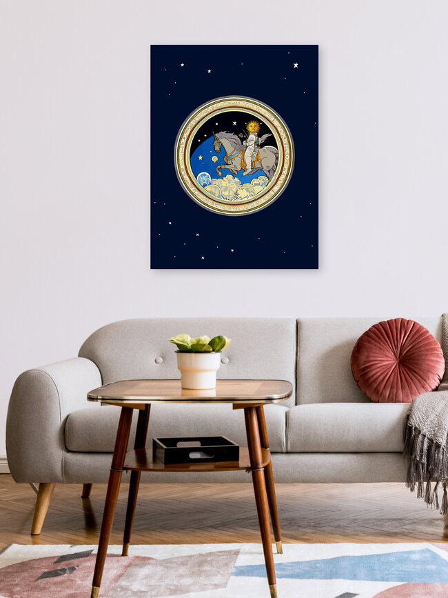 'Looking for God in New Beginnings' – Wall Art by Uma Gokhale as Poster or Acrylic Glass Print