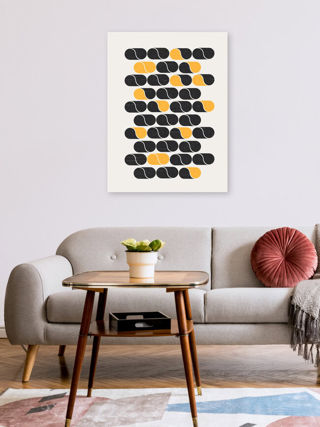 'Modern Mosaic Abstarct' – Wall Art by Ania Więcław as Poster or Acrylic Glass Print