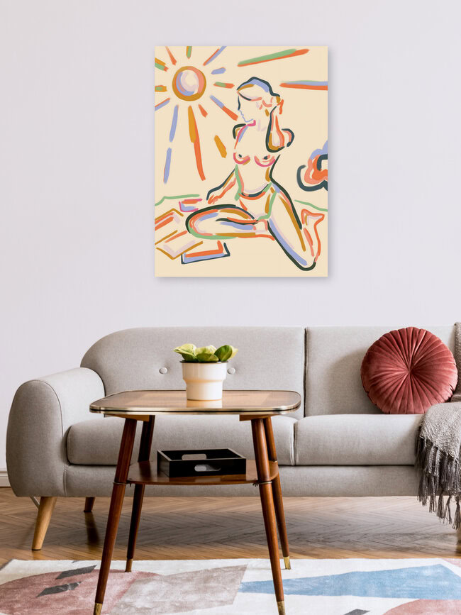 Wandbild 'Self Love' – Kunst von Uma Gokhale als Poster oder Acrylglasbild