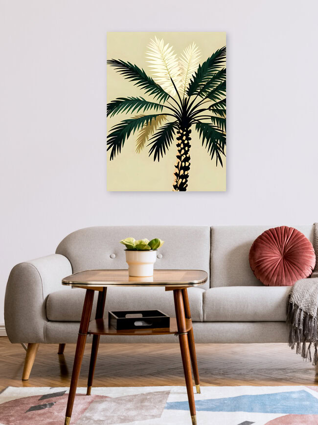 'Palmacious' – Wall Art by Uma Gokhale as Poster or Acrylic Glass Print