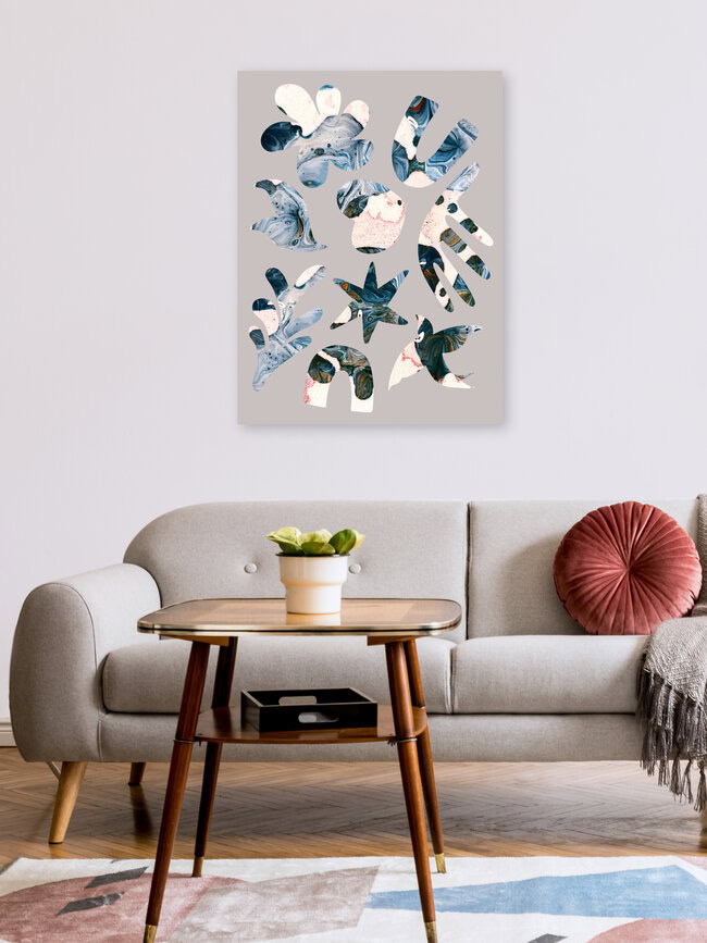 'Marble Musings' – Wall Art by Uma Gokhale as Poster or Acrylic Glass Print