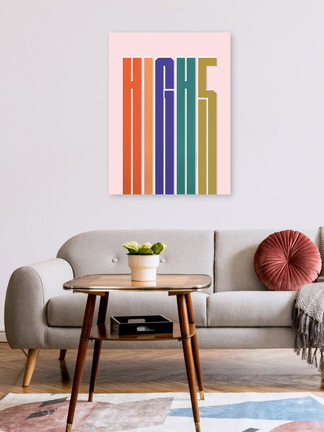 'Retro ' – Wall Art by Ania Więcław as Poster or Acrylic Glass Print