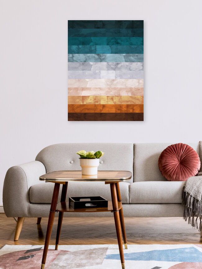 Wandbild 'Expressionist Landscape 2' – Kunst von Vitor Costa als Poster oder Acrylglasbild