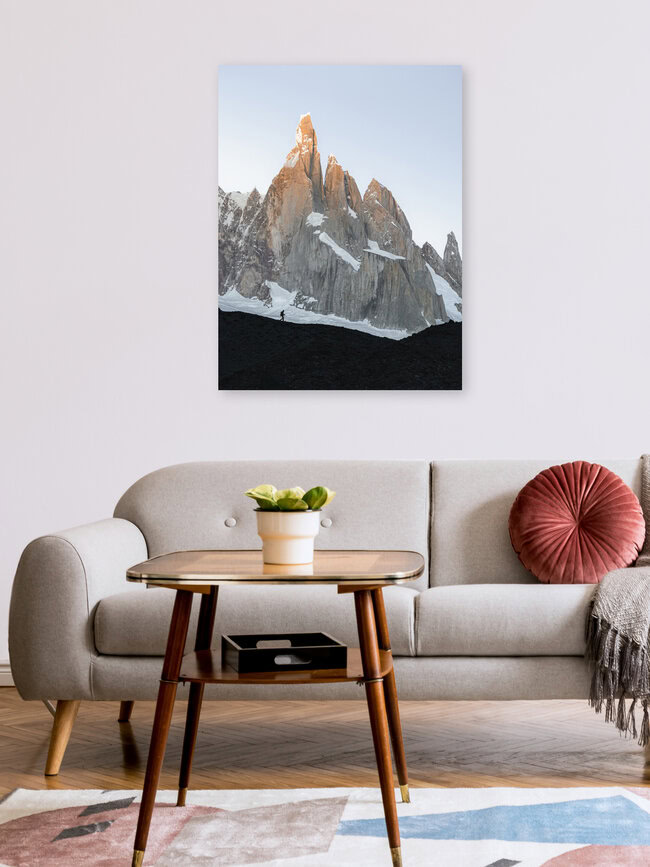 Cerro Torre, Argentinien, Argentinien – Fotokunst von Reiner Hofer als Poster oder Acrylglasbild