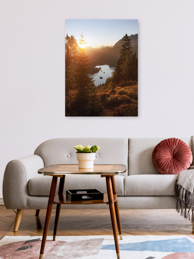 Eibsee, Deutschland, Deutschland – Fotokunst von Reiner Hofer als Poster oder Acrylglasbild