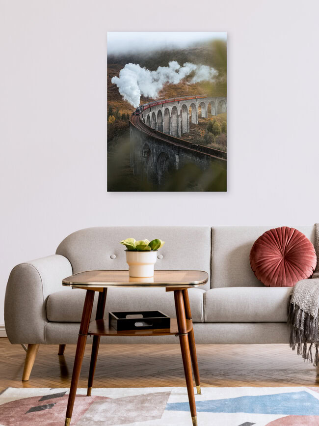 Glenfinnan Viaduct, Schottland, Großbritannien – Fotokunst von Reiner Hofer als Poster oder Acrylglasbild