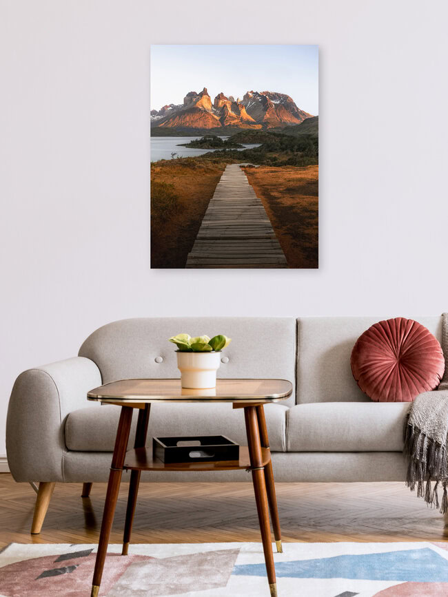 Los Cuernos, Chile, Chile – wall art by Reiner Hofer as Poster or Acrylic Glass Print
